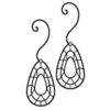 گوشواره جواهر فراهانی